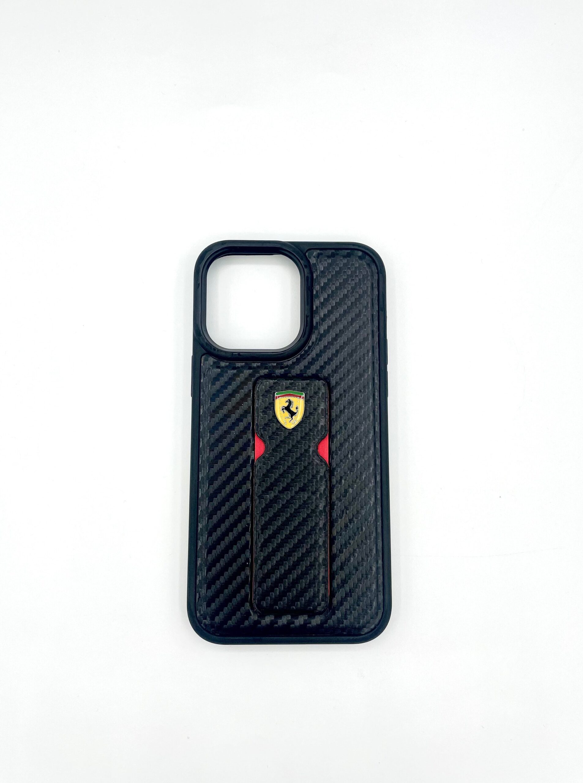 Funda de lujo Ferrari tipo cuero iphone