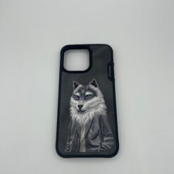 Funda gris iPhone 15 pro max