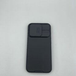 Funda negra protectora con cubre cámara iPhone 13 Pro Max